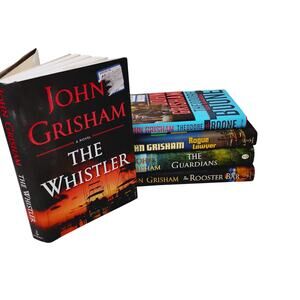 Hardcover John Grisham lot of 5 Mystery/Legal/Thriller Fiction Books